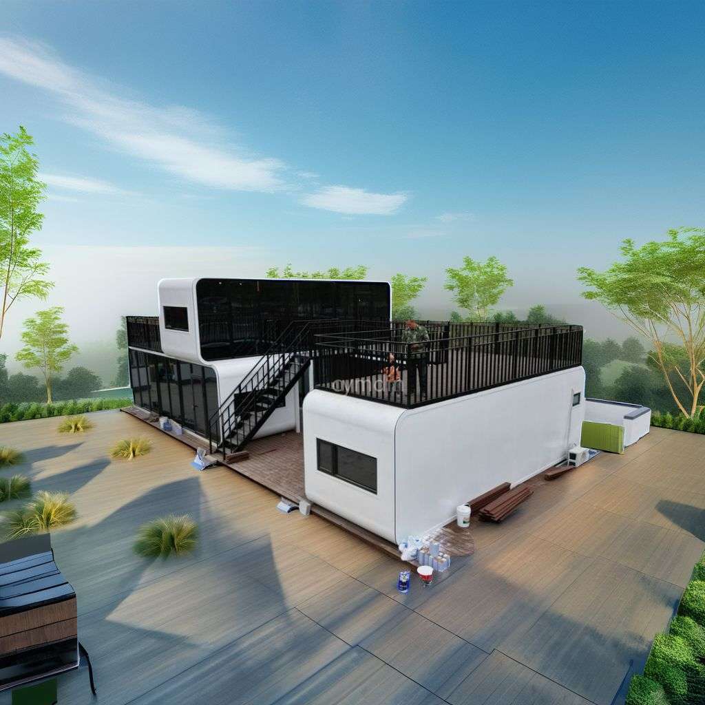 Por que o Outdoor Office Life Apple Cabin Tiny House é o espaço portátil ideal para a vida e o trabalho modernos?